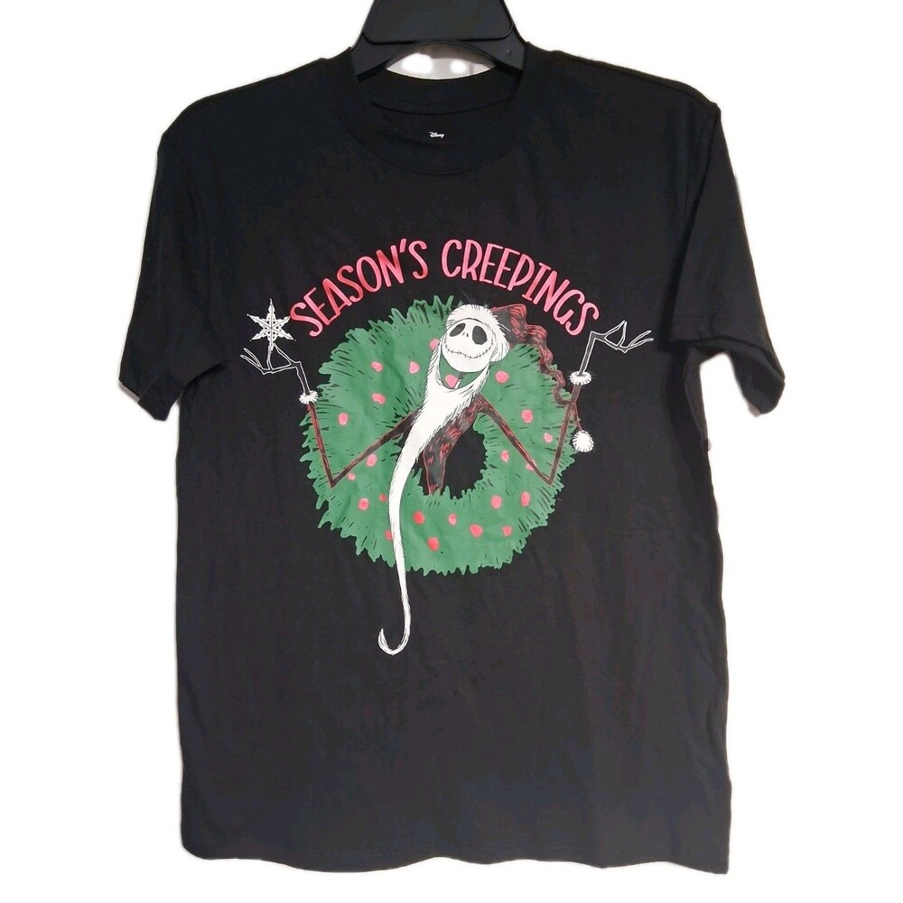 NWT Women's Nightmare Before Christmas Season's Creepings Tee Size XS 0-2